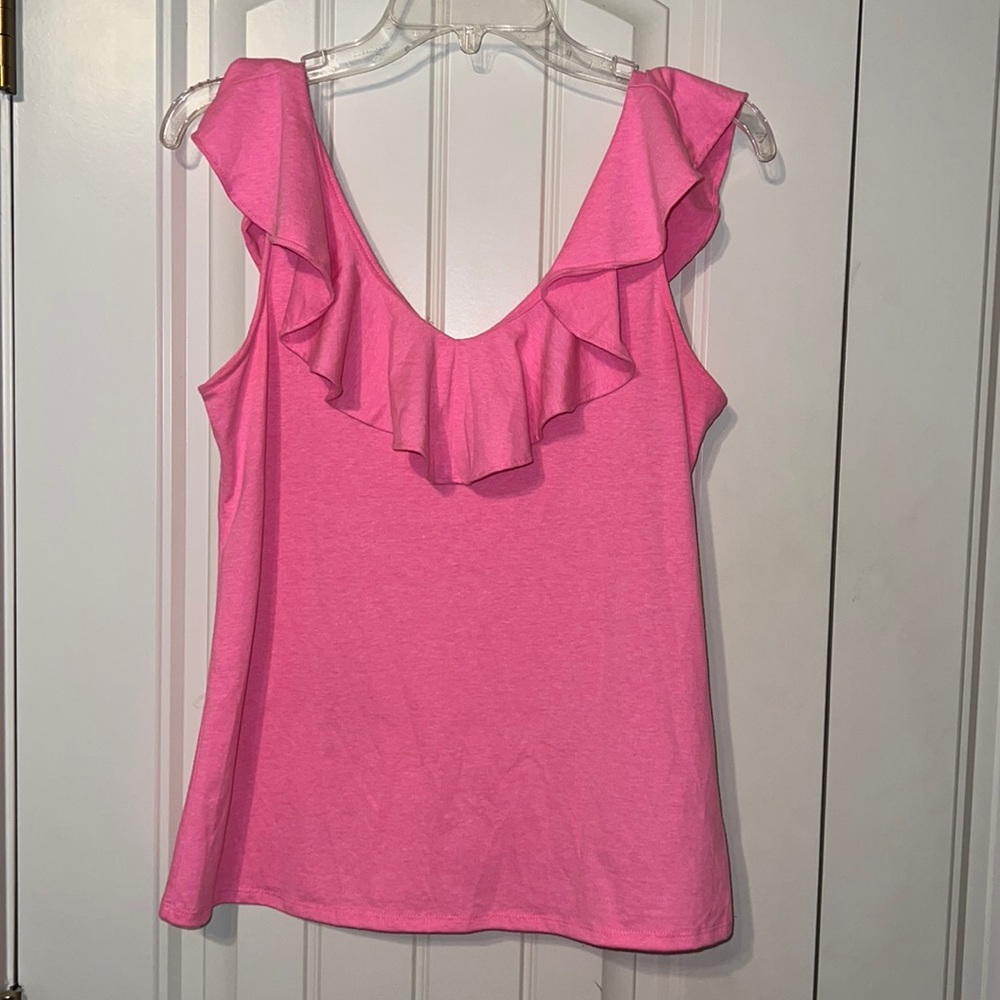 EUC Lilly Pulitzer size S ruffle tank